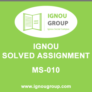 MS-10 Solved Assignment For jul-2018