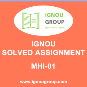 MHI-1-EM-D Solved Assignment For December 2019 – July 2020