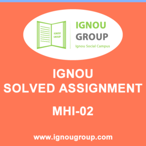 MHI-2-EM-D Solved Assignment For December 2019 – July 2020