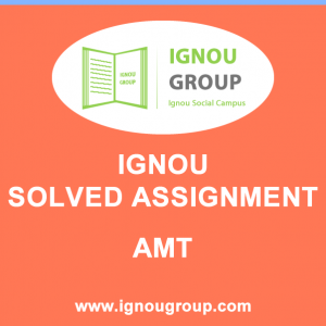 AMT SOLVED ASSIGNMENT 2018-19